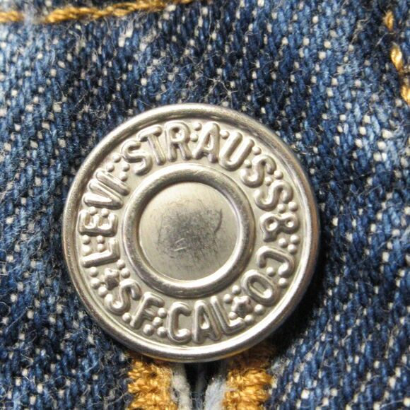 LEVI'S 550 Relaxed Fit Jeans Mens 36x36 Slightly Baggy Non-Stretch Blue Denim 2 - Picture 6 of 16